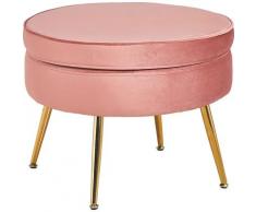 SalesFever Sitzhocker Clam, aus weichem Samtvelours bunt Hocker