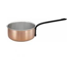 RÖSLE Stielkasserolle, Edelstahl/Aluminium, Kupfer, Induktion, 16 cm, »CHALET«, braun, Neutral, kupferfarben/silberfarben