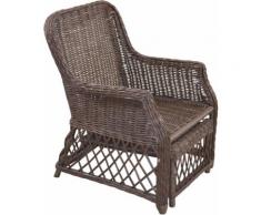 Home affaire Rattanstuhl braun Rattan-Sessel Sessel Stühle
