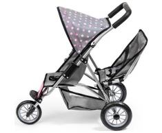 Bayer Puppen-Zwillingsbuggy Jogger, grau Kinder Ab 3-5 Jahren Altersempfehlung