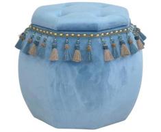 Home affaire Stauraumhocker blau Sitzhocker Hocker
