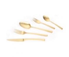 ECHTWERK Besteck-Set Avelino, (Set, 30 tlg.), Edelstahl 18/10, Teile, goldfarben Besteckgarnituren Besteck Messer Haushaltswaren