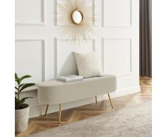 Leonique Bettbank Zirkon, Polsterbank in 3 Farben und Breiten erhältlich, auch als Garderobenbank geeignet beige Bettbänke Sitzbänke Stühle