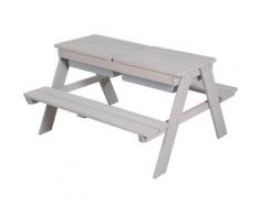 roba Kindersitzgruppe Outdoor Deluxe mit Spielwannen, grau (Set, 1-tlg) Kinder Gartenmöbel Outdoor-Spielzeug Sitzmöbel-Sets
