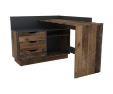 byLIVING Eckschreibtisch Belfast, Breite 129 cm, rechts oder links montierbar braun Eckschreibtische Bürotische und Schreibtische Büromöbel