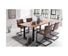 SalesFever Essgruppe (Set, 5-tlg) braun Essgruppen Tische Sitzmöbel-Sets