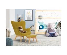 Lüttenhütt Sessel Duca Mini, in kleiner Ausführung für Kinder gelb Ohrensessel und Hocker Sofas Couches