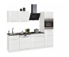 HELD MÖBEL Küchenzeile Trient, mit E-Geräten, Breite 250 cm EEK B TOPSELLER weiß Küchenzeilen Geräten -blöcke Küchenmöbel Arbeitsmöbel-Sets