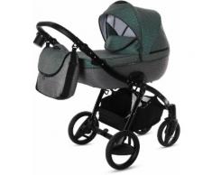 knorr-baby Kombi-Kinderwagen Set, »Piquetto, petrol-grau«, Unisex, petrol-grau