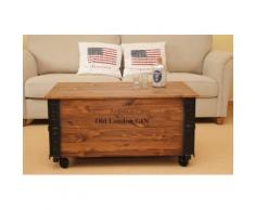 Uncle Joe´s Couchtisch, im Truhen-Design braun Couchtisch Couchtische Tische Möbel sofort lieferbar