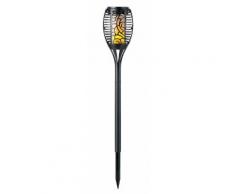 EASYmaxxLED GartenleuchteLED Fackel, schwarz, schwarz