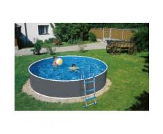 MyPool Rundpool Standard (Set) grau Swimmingpools Pools Planschbecken Garten Balkon