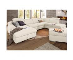 sit&more Wohnlandschaft, beige, creme