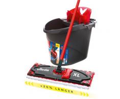 Vileda Bodenwischer-Set Ultramat XL, mit XXL-Power-Zone, (Stiel, extragroßem Wischbezug, ULTRAMAT Eimer) bunt Wischer Reinigungsgeräte Küche Ordnung