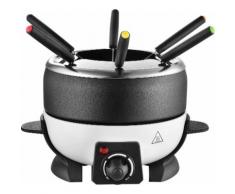Team Kalorik Fondue TKG FO 1003, 6 Fonduegabeln, 1,2 Liter schwarz Küchenkleingeräte Haushaltsgeräte Fondues