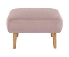 DOMO collection Sitzhocker Cabarini, mit hellen Eichefüßen rosa Sitzsäcke Sitzwürfel Sessel Wohnzimmer