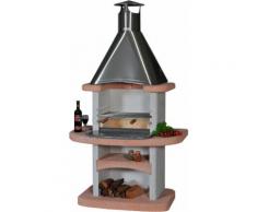 WELLFIRE Grillkamin Alegra, BxTxH: 110x73x198 cm grau Grillkamine Grill Haushaltsgeräte Grills