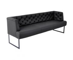 K+W Komfort & Wohnen Polsterbank Creso, im modernen Chesterfield-Look, mit schwarzen Kufenfüßen schwarz Polsterbänke Sitzbänke Stühle