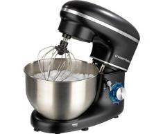 GOURMETmaxx Küchenmaschine schwarz, 1500 W, 5 l Schüssel schwarz Küchenmaschinen SOFORT LIEFERBARE Haushaltsgeräte