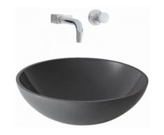 Guido Maria Kretschmer Home&Living Waschbecken Como, Aufsatzwaschbecken, 41 cm grau Bad Sanitär Waschtische