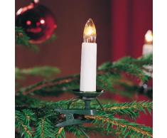 KONSTSMIDE Baumkette, Topbirnen, teilbarer Stecker weiß Lichterketten und Lichtschlauch Dekoleuchten Lampen Leuchten Saisonartikel Weihnachten