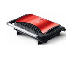 Team Kalorik Kontaktgrill TKG SWP 1050 R 700 Watt, rot, rot
