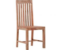 Gutmann Factory Esszimmerstuhl Zulu, aus Massivholz Sheesham beige Esszimmerstühle Stühle Sitzbänke