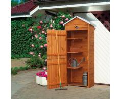 promadino Geräteschrank Piccolo braun Geräteschränke Geräteschuppen -schränke Garten Balkon Schränke