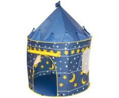 roba Spielzelt Mond und Sterne, Durchmesser 105 cm blau Kinder Spieltunnel Outdoor-Spielzeug
