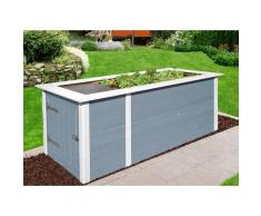 weka Hochbeet, (Set), BxTxH: 205x80x81 cm, mit Anbauschrank grau Hochbeet Hochbeete Gewächshäuser Garten Balkon