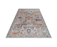Festival Teppich Picasso 605, rechteckig, 6 mm Höhe, Orient Look, Kurzflor grau Wohnzimmerteppiche Teppiche nach Räumen