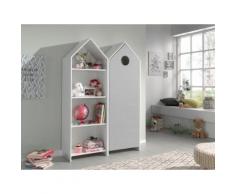 Vipack Jugendzimmer-Set Casami, (Set, 2 St.) grau Kinder Kindermöbel Nachhaltige Möbel