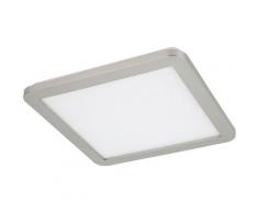 WOFI LED Deckenleuchte Donna 1flg, LED-Modul, 1 St., Warmweiß, quadratisch silberfarben LED-Lampen LED-Leuchten Lampen Leuchten sofort lieferbar