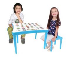 Jamara Kindersitzgruppe Easy Learning blau Kinder Kinderstühle Kindermöbel