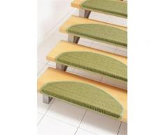 Stufenmatte, »Dortmund«, Dekowe, stufenförmig, Höhe 5 mm, maschinell gewebt, grün, Neutral, Avocado