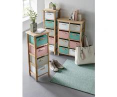 Kommode flur diele gang kommode regal stauraum schubladen bunt Schubladenkommoden Kommoden Sideboards