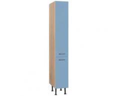 OPTIFIT Apothekerschrank Elga, blau, lichtblau/eichefarben