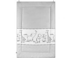 Julius Zöllner Krabbeldecke Safari, Made in Germany grau Baumwolldecken Decken