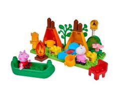 BIG Konstruktions-Spielset BIG-Bloxx Peppa Pig Camping Set, (25 St.) bunt Kinder Bausteine Bausätze Bauen Konstruieren