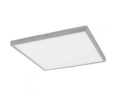 EGLO Aufbauleuchte FUEVA 1, LED-Board, 1 St., Warmweiß, schlankes Design, nur 3 cm hoch silberfarben LED-Lampen LED-Leuchten Lampen Leuchten sofort lieferbar