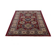 Sehrazat Teppich Ornament 1354, rechteckig, 10 mm Höhe, Kurzflor, Orient-Optik, mit Fransen, Wohnzimmer rot Wohnzimmerteppiche Teppiche nach Räumen