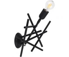 SPOT Light Wandleuchte GLENN, E27, 1 St., aus Metall, originelles Design, passende LM Made in EU schwarz Wandleuchten Lampen Leuchten
