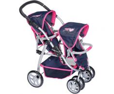 Knorrtoys Puppen-Zwillingsbuggy Milo - Flying Hearts Blue blau Kinder Ab 3-5 Jahren Altersempfehlung