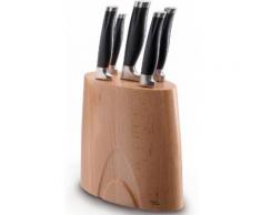 JAMIE OLIVER Messerblock JB 7800 (6tlg), braun, braun