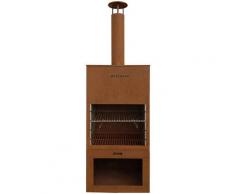 WESTMANN Grillkamin LG610, BxTxH: 41x70x229 cm braun Grill Haushaltsgeräte