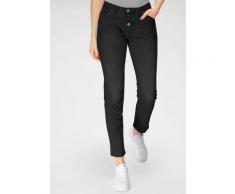 Please Jeans Boyfriend-Hose P06D, mit markanter 2 Knopfleiste schwarz Damen Boyfriend-Hosen Hosen