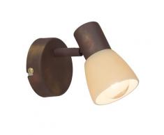Brilliant Leuchten Wandstrahler, E14, Luca Wandspot altkupfer/champagner braun Strahler Spots SOFORT LIEFERBARE Lampen Wandstrahler