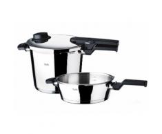 Fissler Topf-Set (Set, 2-tlg.) silberfarben Schnellkochtöpfe Töpfe Haushaltswaren Topf