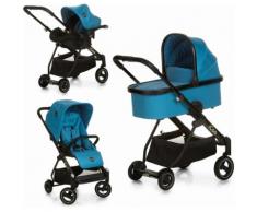 iCoo Kombi-Kinderwagen Acrobat XL Plus Trio Set Diamond Saphire, 15 kg, ; Kinderwagen blau Baby Ab Geburt Altersempfehlung