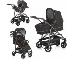 Hauck Kombi-Kinderwagen Rapid 4S Plus Trio Set Caviar/Neon Yellow grau Kinder Kombikinderwagen Kinderwagen Buggies